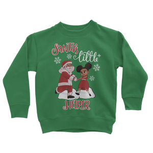 Santa Helper Girls  Sweatshirt