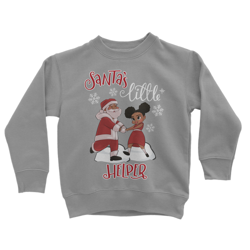 Santa Helper Girls  Sweatshirt