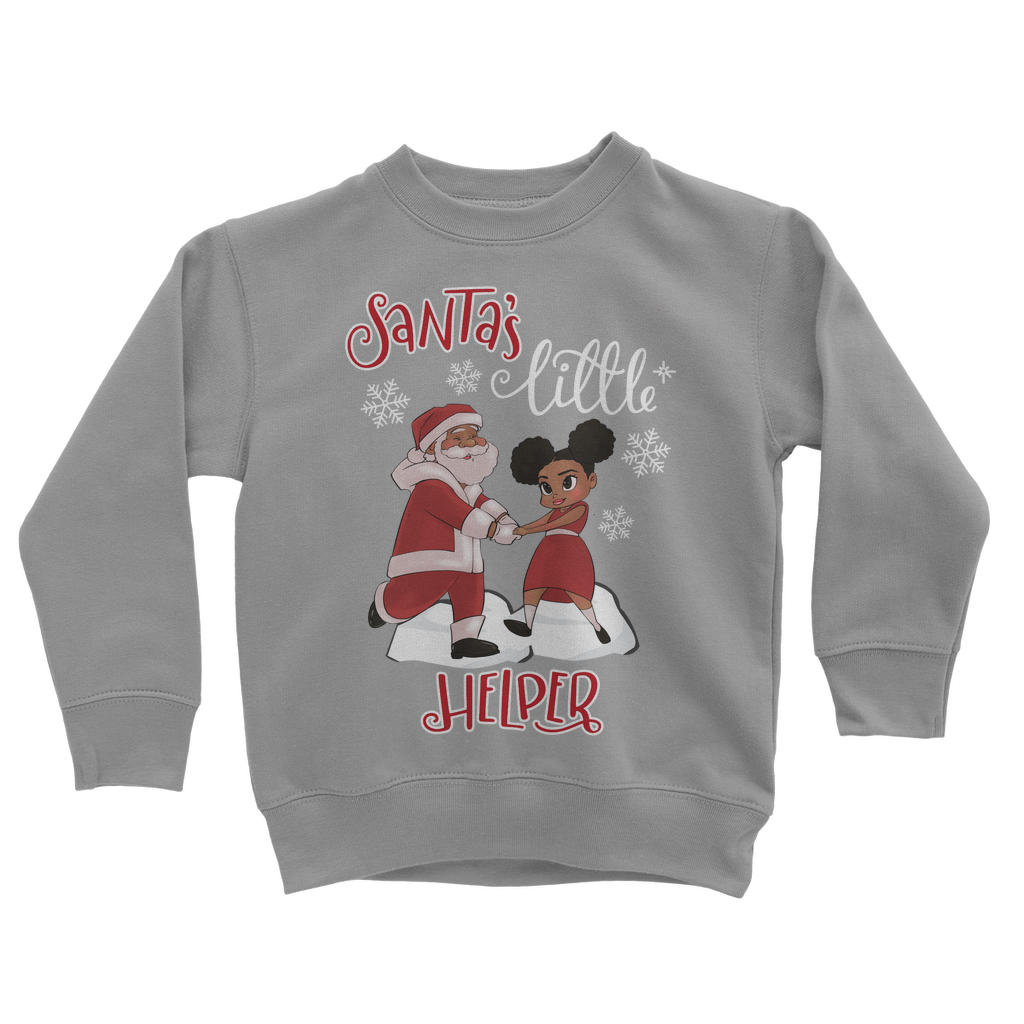 Santa Helper Girls  Sweatshirt