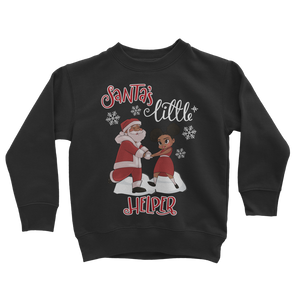 Santa Helper Girls  Sweatshirt