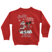Load image into Gallery viewer, Santa Helper Girls  Sweatshirt