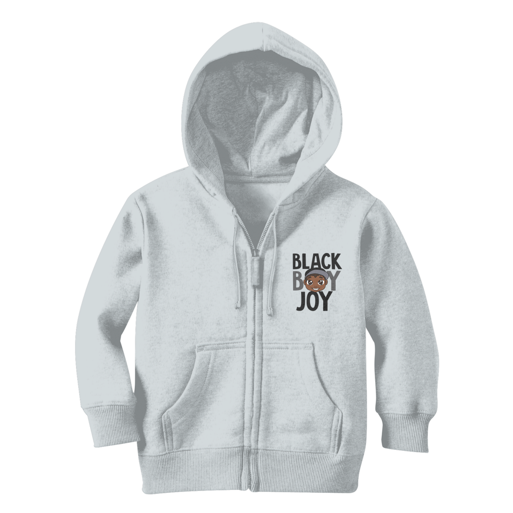 BLACK BOY JOY BLACK EXCELLENCE ZIP HOODIE - TODDLER & YOUTH