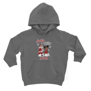 Santa Helper  Girl Pouched Hoody