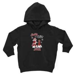 Santa Helper  Girl Pouched Hoody