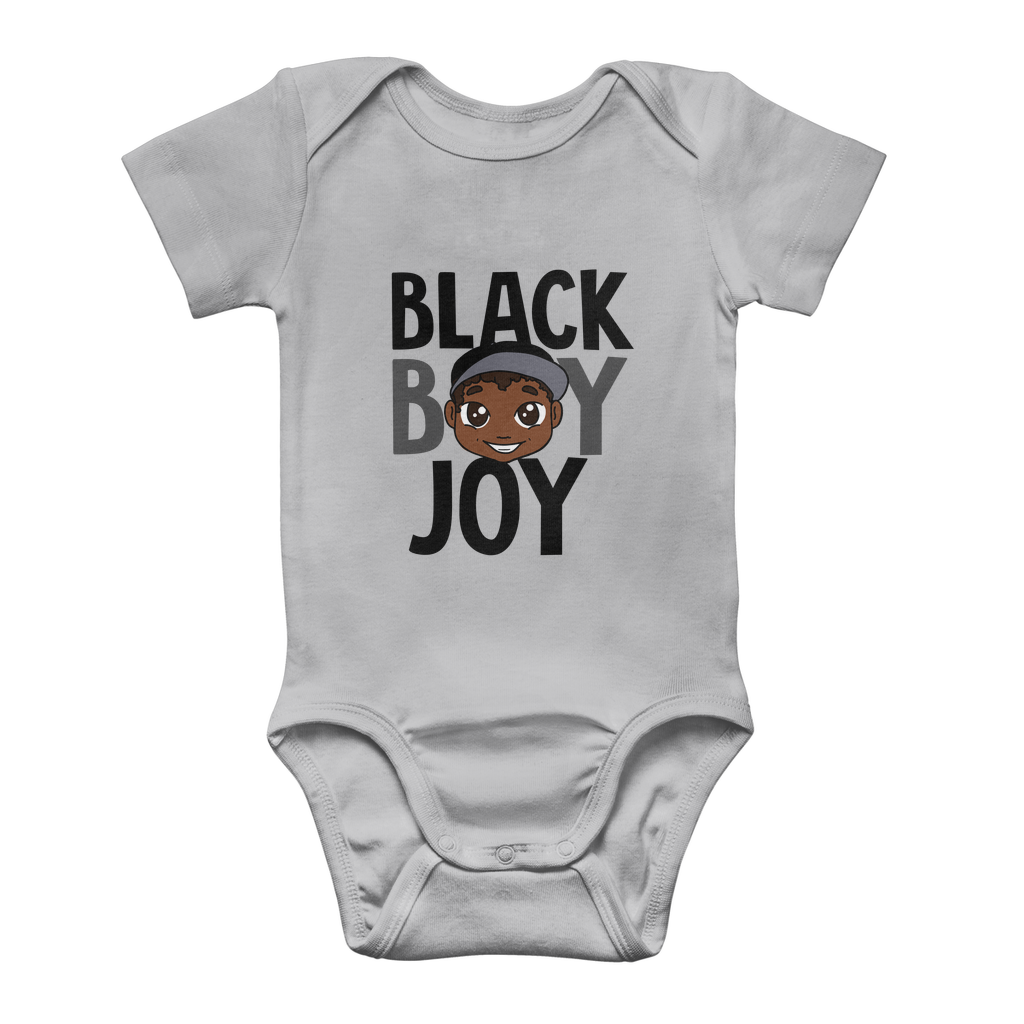 BLACK BOY JOY Classic Baby Onesie Bodysuit