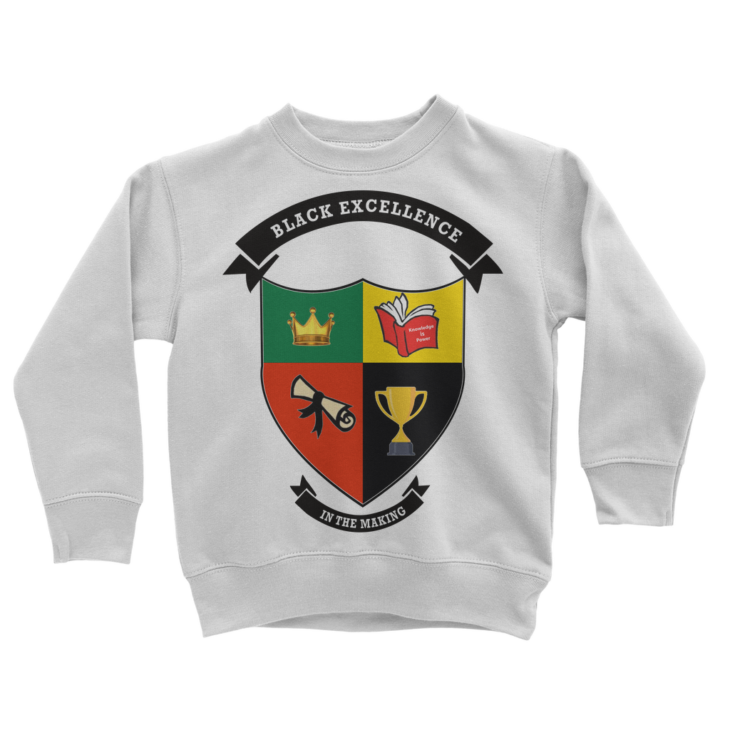 Excellence Black Banner Sweatshirt